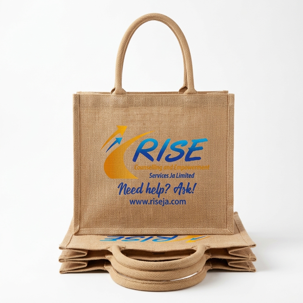 Burlap Tote Bags with Handles