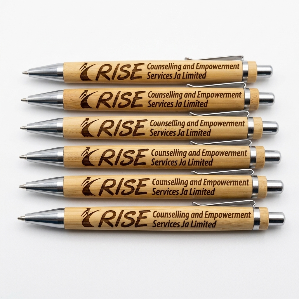 Engraved Bamboo Pens